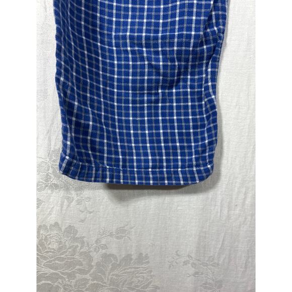 Indianapolis Colts Flannel Pants Medium Blue Plaid Lounge Sleep Pajama NFL - Picture 9 of 14